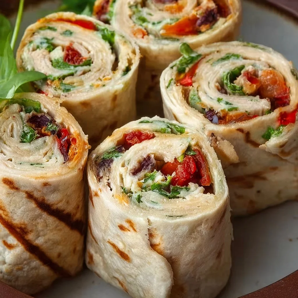 Vegetarische Wrap-Röllchen