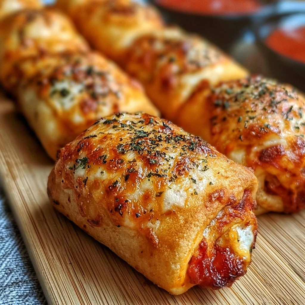 Crispy Air Fryer Pizza Rolls in Minuten zubereiten