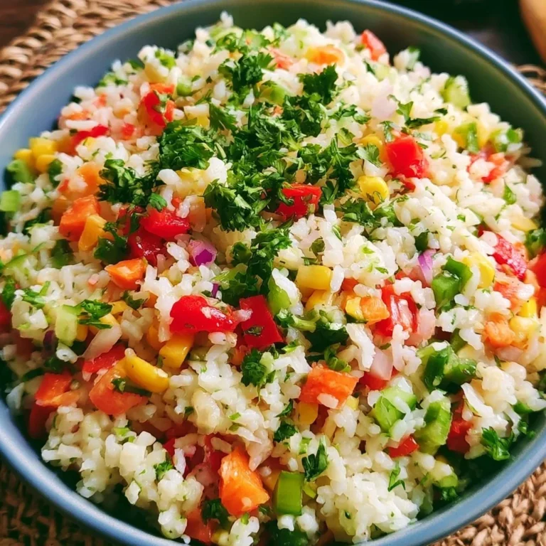 Ein einfaches Rezept für einen frischen Reissalat