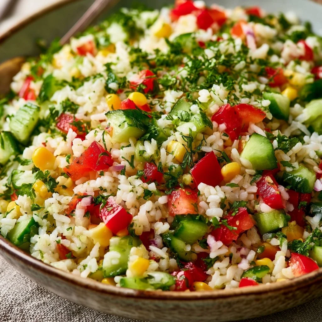 Einfacher Reissalat