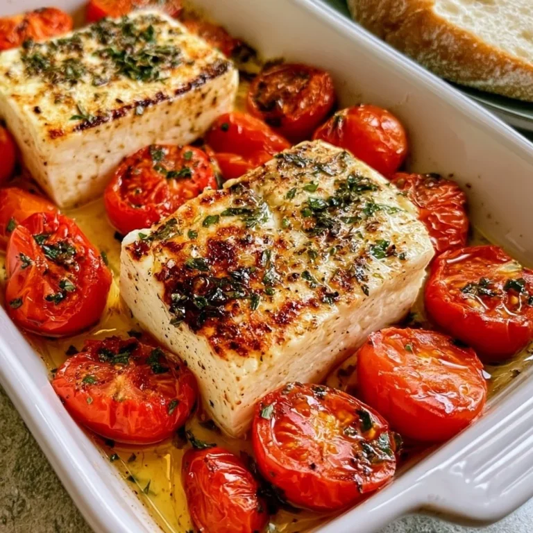 Feta vom Grill mit Tomaten und Kräutern anrichten und genießen.