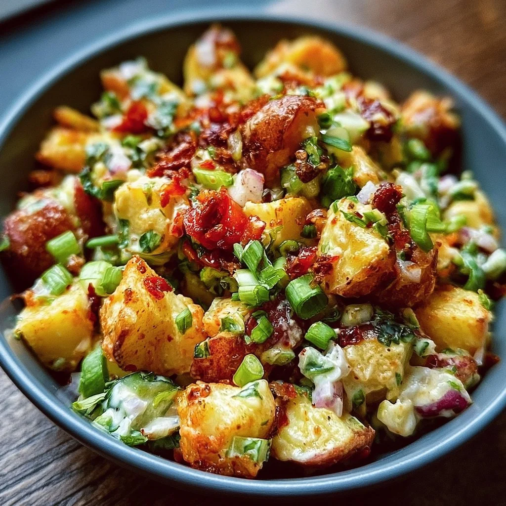 Knuspriger Kartoffelsalat, das ultimative Rezept für 5 Personen