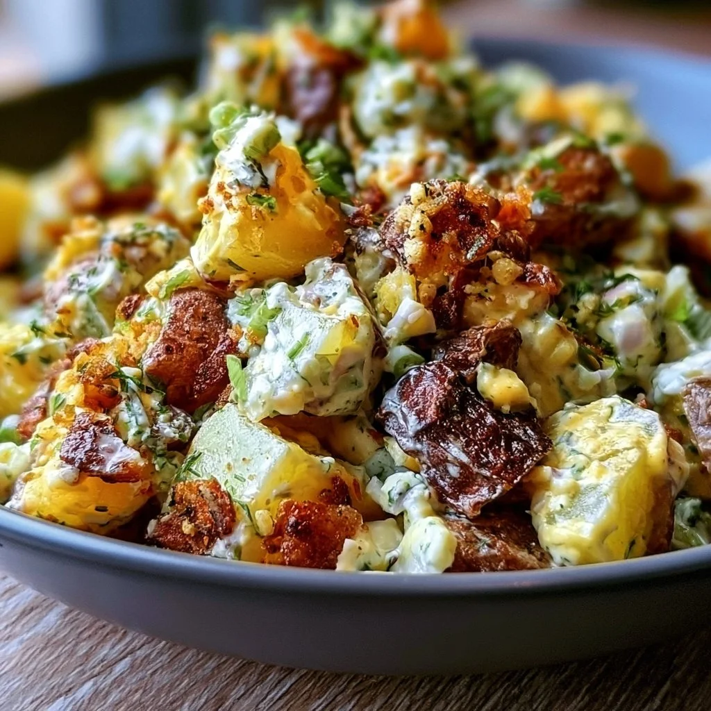 Knuspriger Kartoffelsalat: Ein Unglaubliches Ultimatives Rezept für 5 Personen