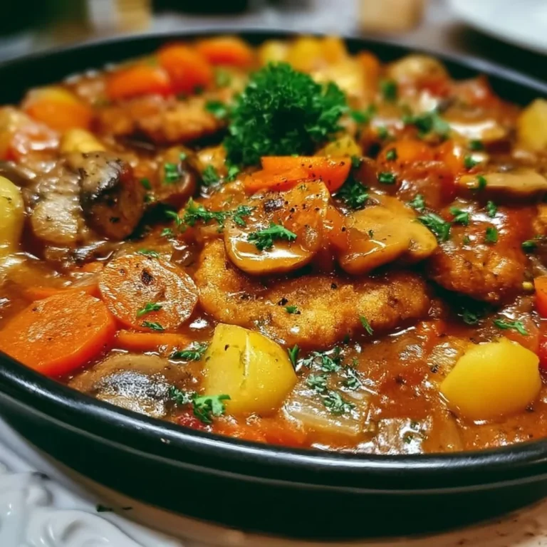 Köstlicher Schnitzeltopf für Genießer mit zartem Fleisch und herzhaften Beilagen.