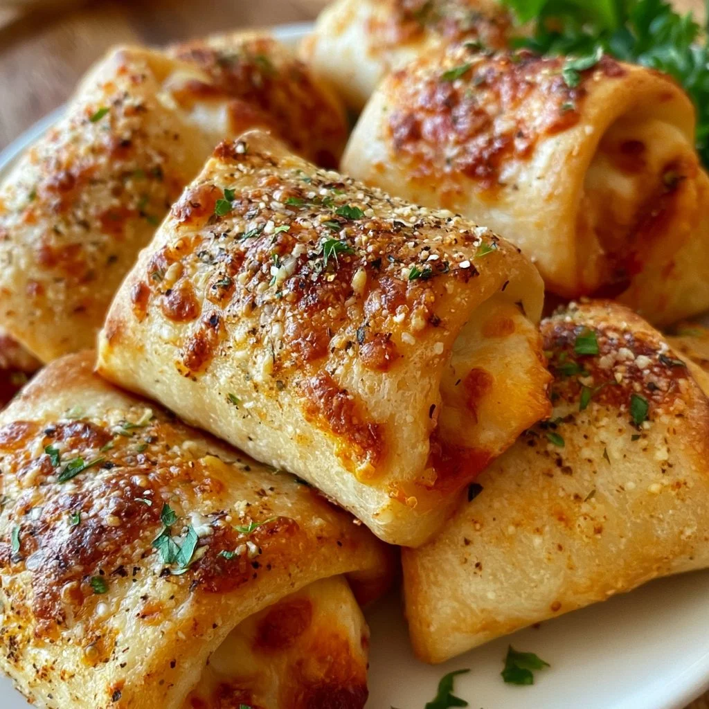 Luftfritteusen-Pizzarollen