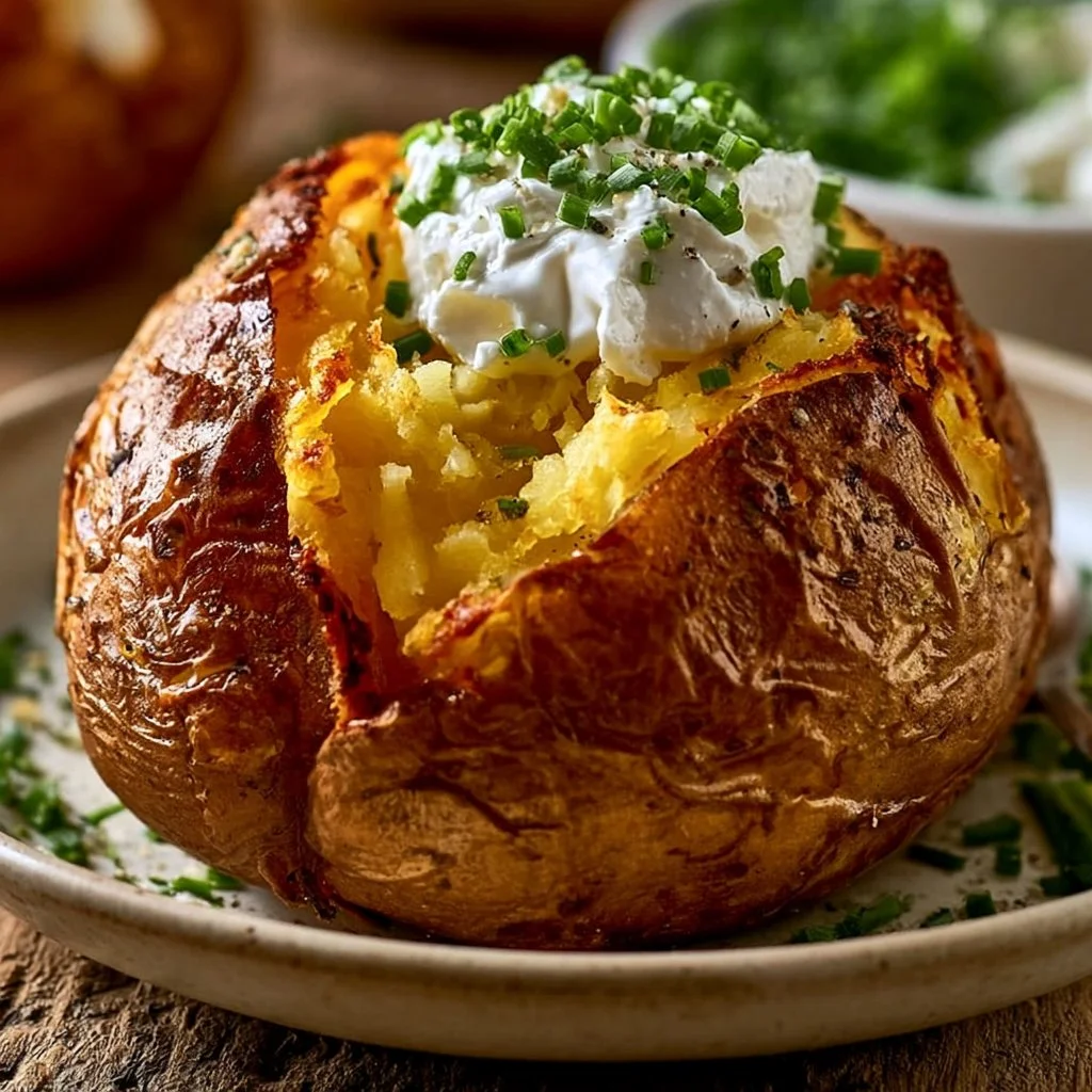 Perfekte Airfryer Ofenkartoffel: Knusprig Außen, Zart Innen!