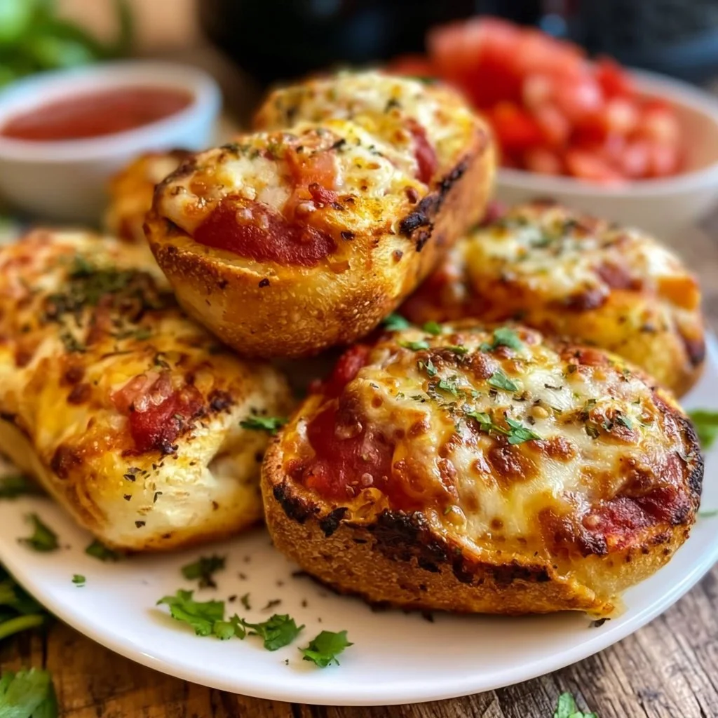 Pizzabrötchen aus dem Airfryer – schnell & knusprig