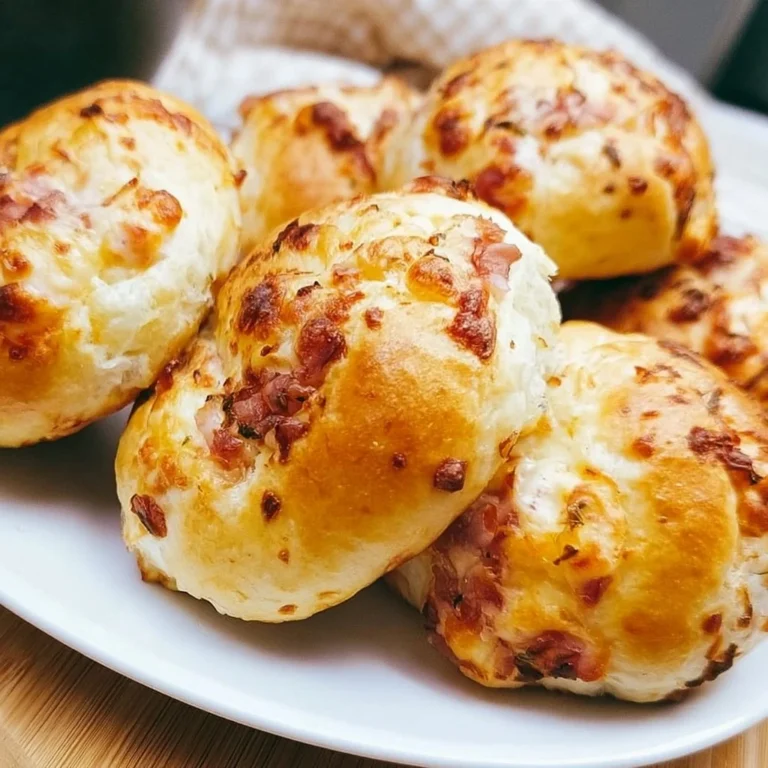 Pizzabrötchen mit Quark frisch aus dem Ofen auf einem Holzbrett