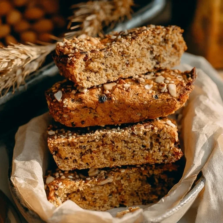 Schnelle High Protein Körnerstangen auf einem Holzbrett angerichtet
