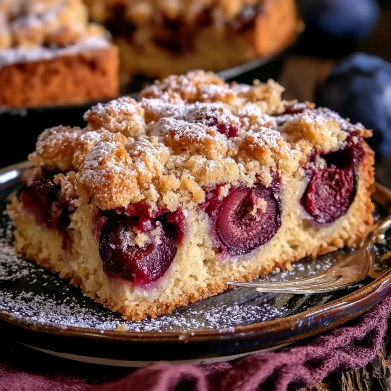 Ultimativer Pflaumenkuchen mit Streuseln, frisch gebacken und köstlich